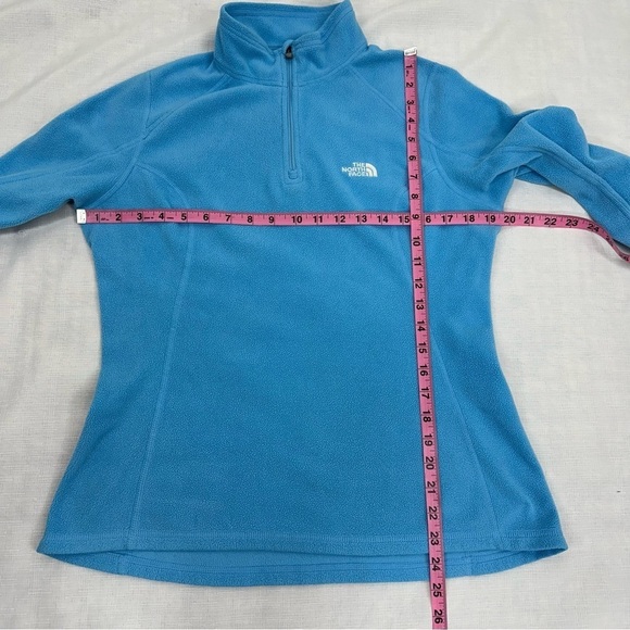 The North Face Women’s Medium TKA 100 Sky Blue Lightweight Fleece Pullov… - Picture 10 of 16